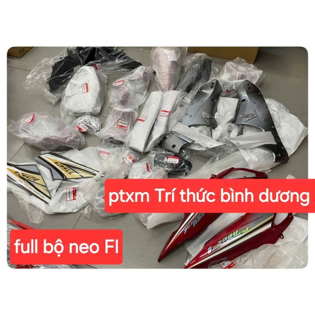 Dàn Áo Future Neo FI 2009 có tem ( 25 món) chính hãng Honda