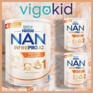  SỮA BỘT NESTLE NAN A2 INFINIPRO  MẪU MỚI 6HMO   MÀU NẮP GIAO NGẪU NHIÊN  