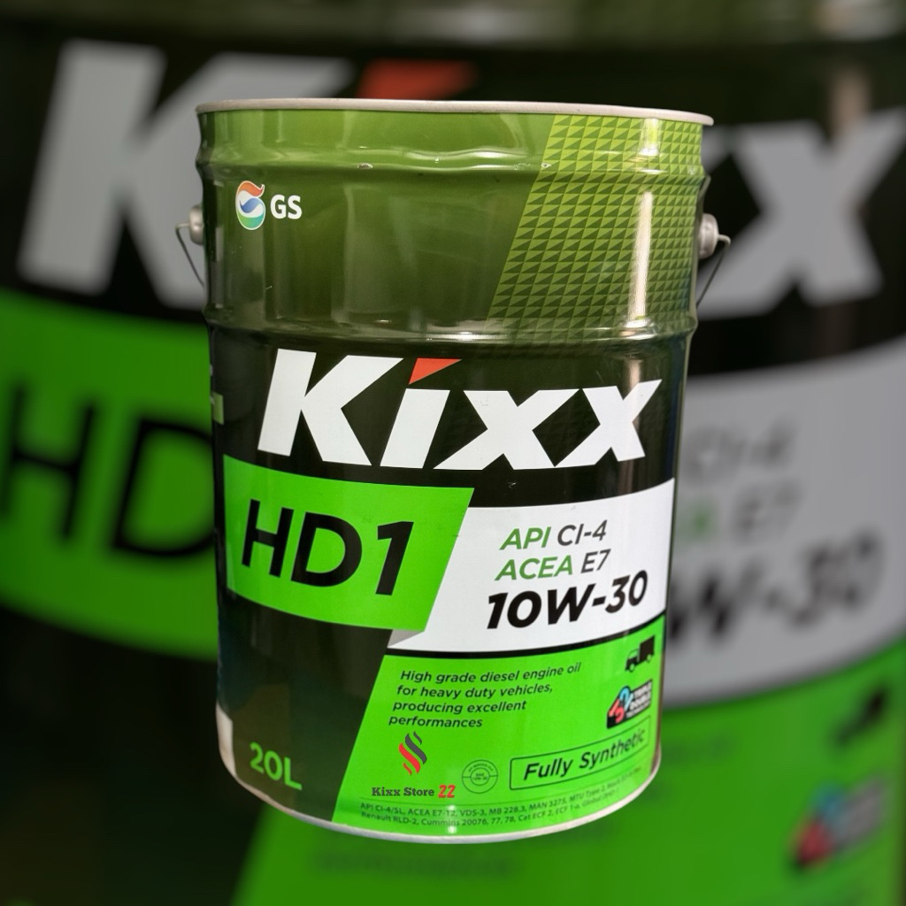 Kixx HD1 CI-4 10W30 Fully Synthetic (20L) - Dầu Động Cơ Diesel Cao Cấp Cho Xe Tải Trọng Lớn