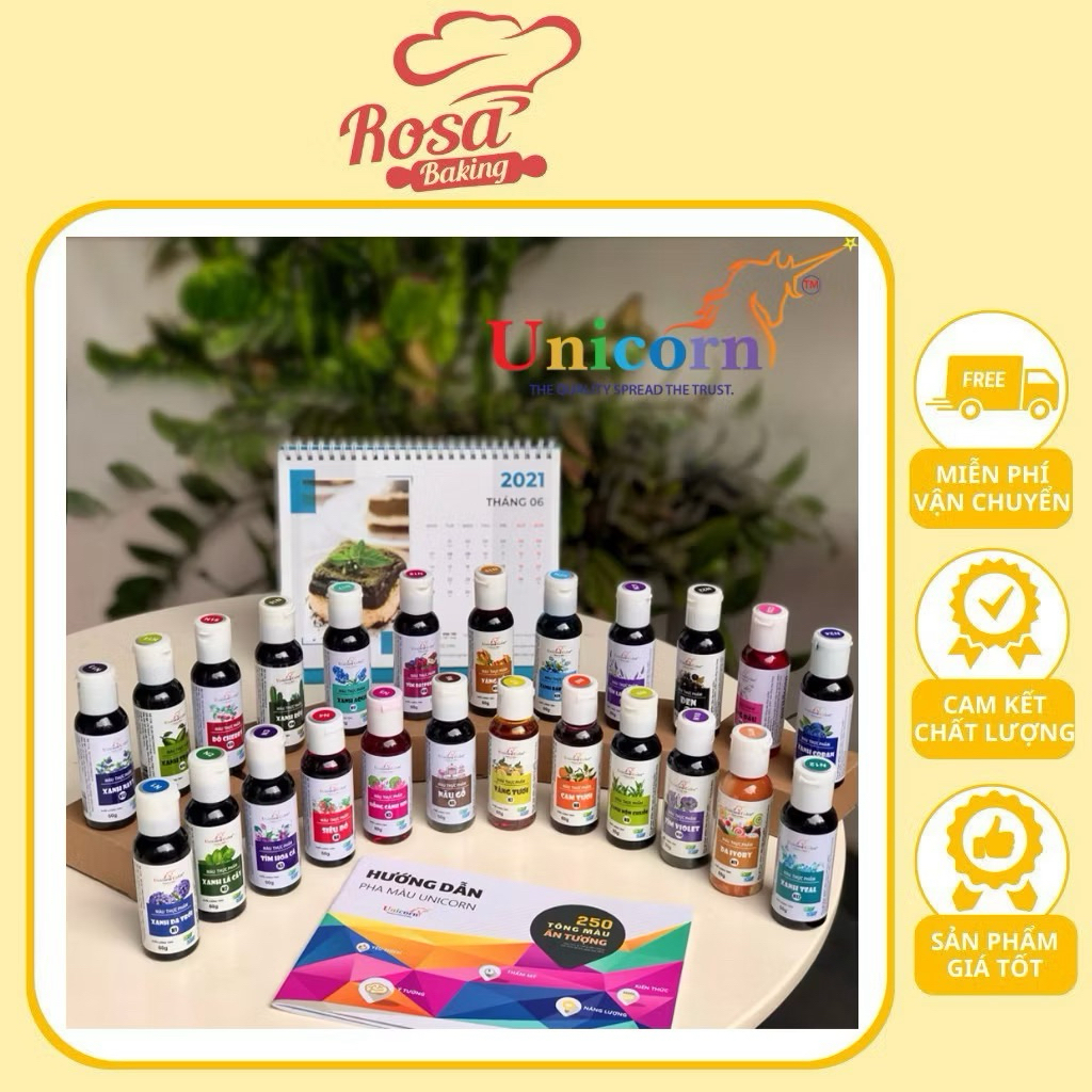 Màu thực phẩm Unicorn 24 màu