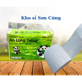Combo 5 bịt 30 cuồn giấy vệ sinh Vinaroll_ An Long giá rẻ