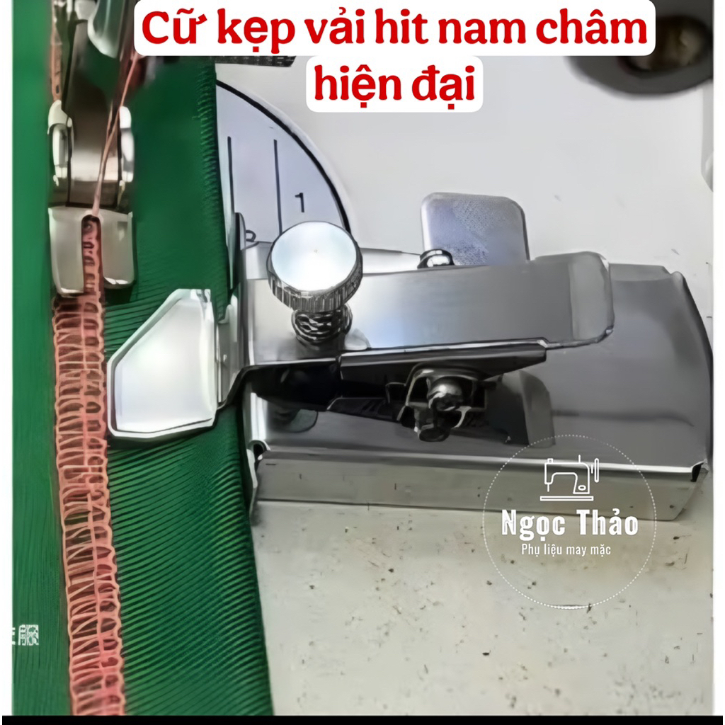 cữ căn thẳng đường may, kẹp nam châm vải canh lề máy may-phụ liệu may mặc