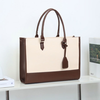 [Size lớn vừa Laptop] Túi tote da công sở LIMI (6 màu) đựng laptop 15.6 inch A4 size to (LISA)