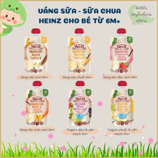   Air  HEINZ VÁNG SỮA - SỮA CHUA TÚI NỘI ĐỊA ÚC 120G CHO BÉ 6T+ - BÉ CAO LỚN - KHÔNG THÊM ĐƯỜNG date 2026  
