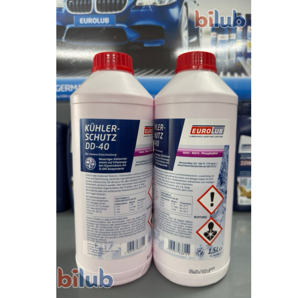 Nước làm mát EUROLUB dành cho xe hơi, nhập khẩu 100% từ ĐỨC