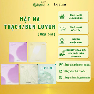  Hộp 5 Mặt Nạ Giúp Dưỡng Da Chuyên Sâu Luvum Gel Mask 33g  Mặt Nạ Thạch  Mặt Nạ Bùn 