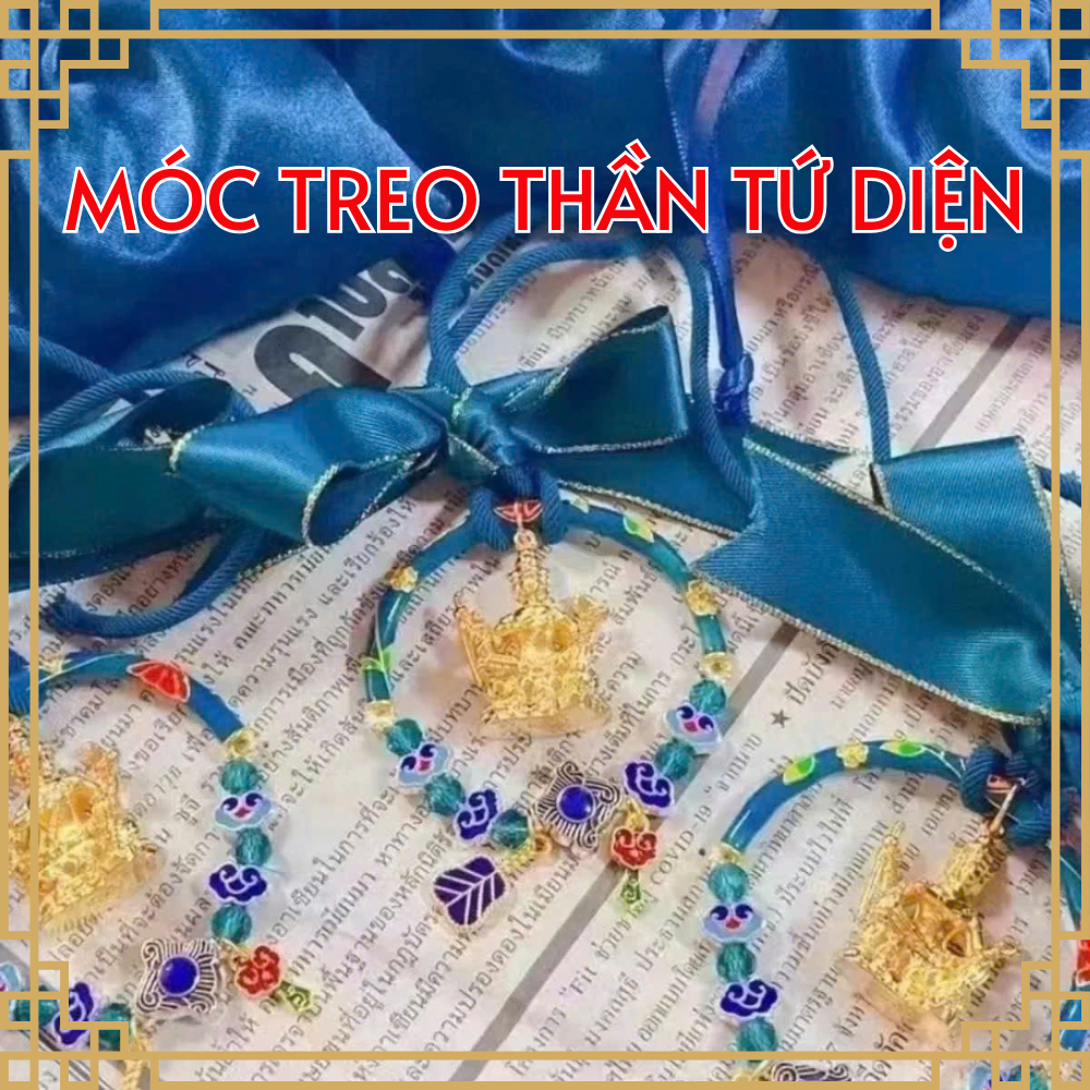 Móc treo tứ Diện cát tường Phong Thủy Thái Lan Aurum