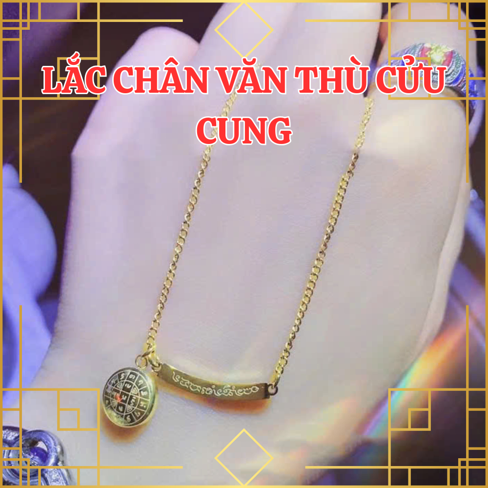 Lắc chân văn thù cửu cung Thái Lan Aurum