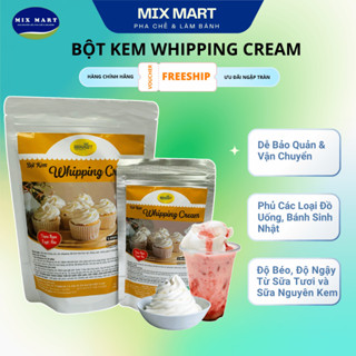 Bột Kem Whipping Cream MINASY, Sử Dụng Phủ Đồ Uống Và Làm Bánh Sinh Nhật