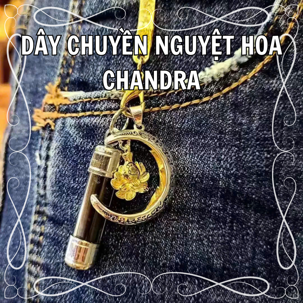 Dây Chuyền Nguyệt Hoa Chandra phong thủy Thái Lan Aurum
