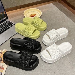  Dép nữ bánh mì quai ngang đế cao 6cm DUWA 289-1 