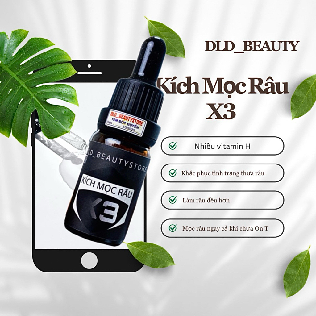 KÍCH MỌC RÂU X3