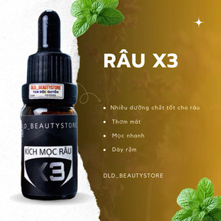 KÍCH MỌC RÂU X3