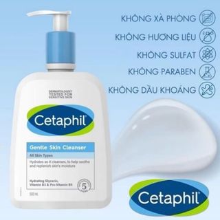  Sữa Rửa Mặt Dịu Nhẹ Cetaphil Gentle Skin Cleanser Sản Phẩm Chính Hãng EXP2027 
