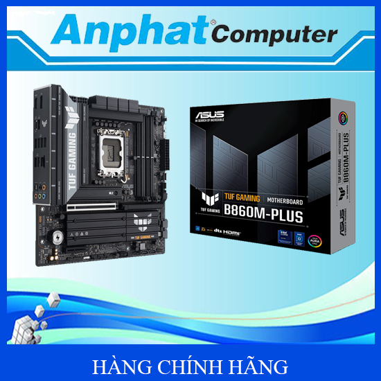 Bo Mạch Chủ Main ASUS TUF GAMING B860M-PLUS Socket LGA1851 - Hàng Chính Hãng