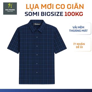 Áo sơ mi nam ngắn tay trung niên CAO CẤP THÁI KHANG vải lụa co giãn phong cách sang trọng ATK40