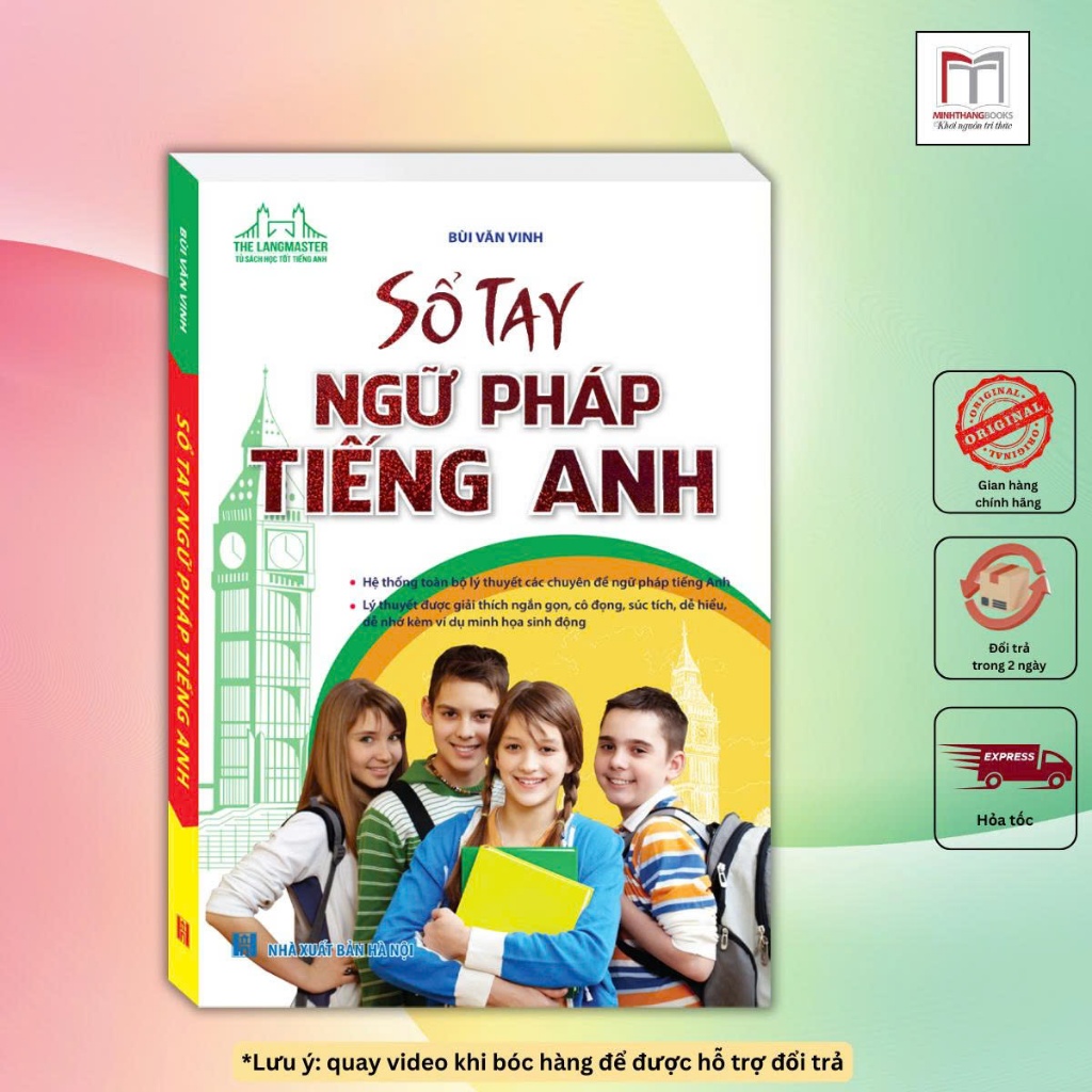 Sách - Sổ tay ngữ pháp tiếng Anh (tái bản) 59k