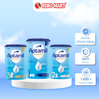  Sữa Bột Aptamil Đức NutriBiotik Phát Triển Thể Chất Trí Não Cho Bé Hộp Giấy 800g - Bibomart 