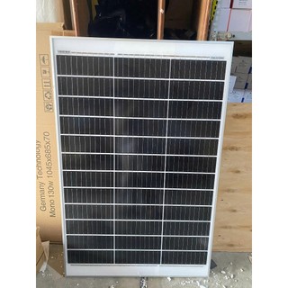 Tấm pin năng lượng mặt trời Mono WorldEnergy / Solarcity 18V - 130W - Solar panel - Tặng kèm 1 cặp giắc MC4 đơn