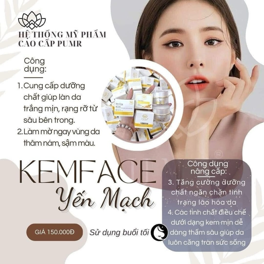 KEM FACE YẾN MẠCH PUMR