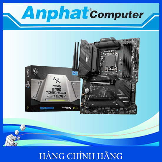 Bo Mạch Chủ Main MSI MAG B760 TOMAHAWK MAX WIFI Socket LGA1700 - Hàng Chính Hãng
