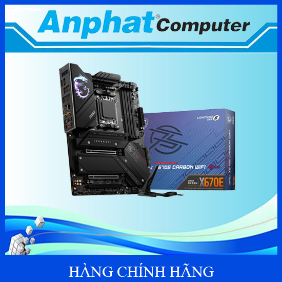 Bo Mạch Chủ Main MSI MPG X670E CARBON WIFI Socket LGA1718 - Hàng Chính Hãng