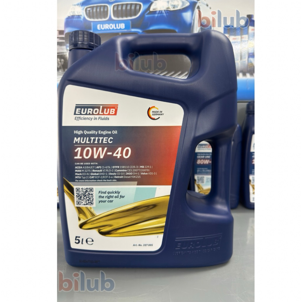 Nhớt EUROLUB MULTITEC 10W-40 hàng nội địa Đức 100%