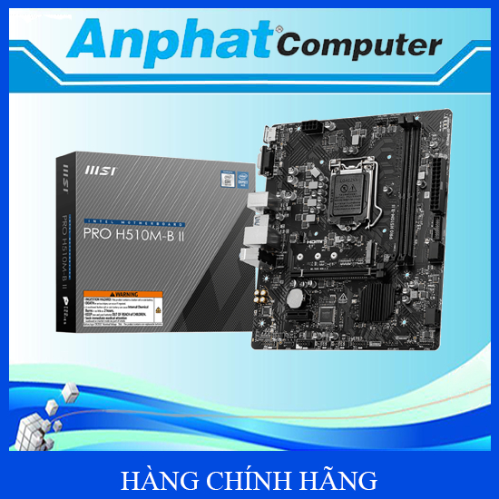 Bo Mạch Chủ Main MSI PRO H510M-B II Socket LGA1200 - Hàng Chính Hãng