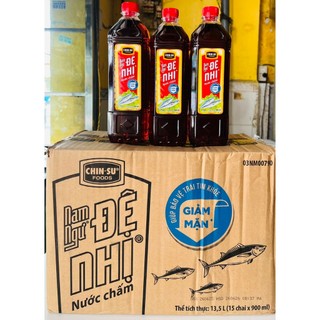 ĐI TỈNH Nước mắm Nam Ngư đệ Nhị 900ml thùng 15 chai ( có chống sốc)