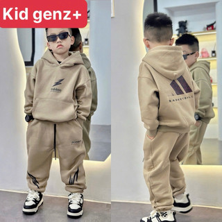  bộ áo hoodie tia set baketball + quần nỉ jogger bé trai  set áo nỉ có mũ trẻ em unisex  kid genz 