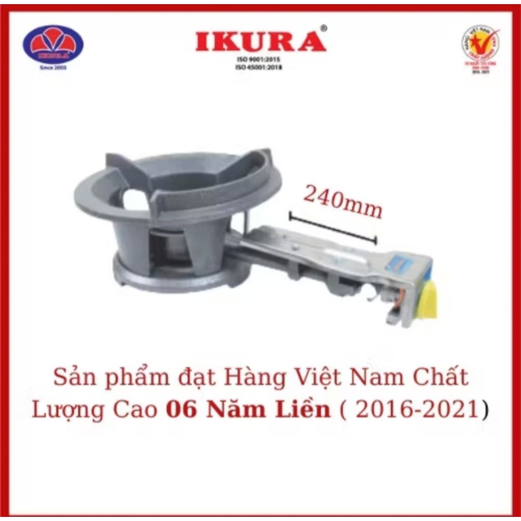 Bếp Khè Công Nghiệp IKURA IV-6B CHÍNH HÃNG