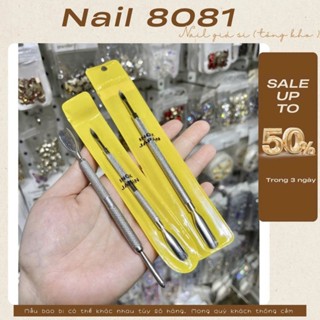  Cây đẩy da chết  sủi móng  - Cây cạo sơn gel lấy khóe móng loại inox 304 chuyên dụng làm móng 