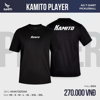  Áo T-shirt Pickleball Kamito Player Áo Thun Thể Thao Đa Năng Nhanh Khô Thoáng Khí 