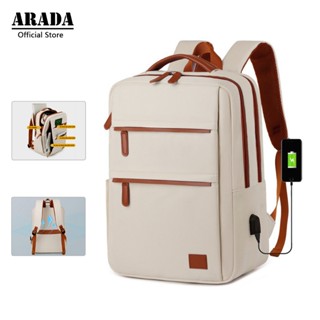 Balo đựng laptop 15.6 inch ARADA phiên bản Hàn Quốc dành cho sinh viên đại học chống nước có cổng sạc USB