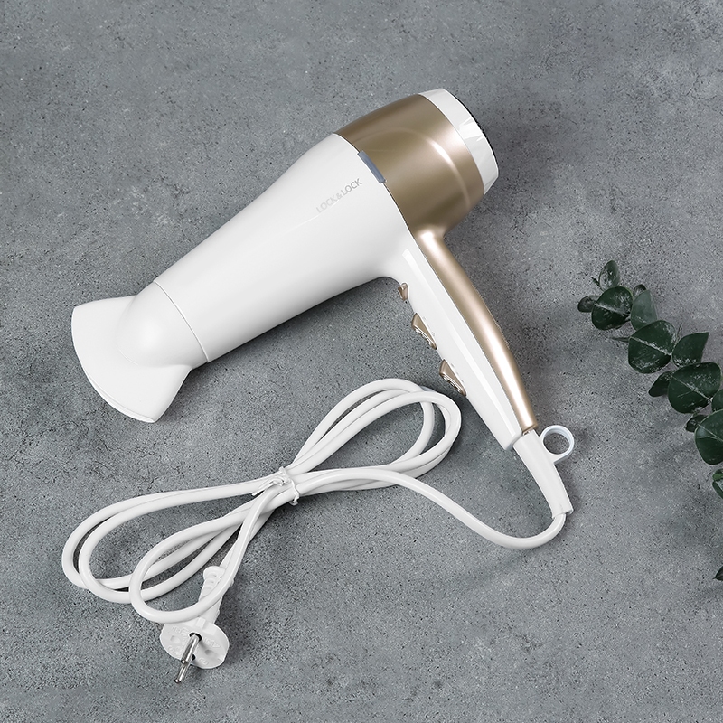 Máy sấy tóc LocknLock ENA146BLK ENA136WHT -Hàng chính hãng, sấy nóng mát, đầu dẹp tạo kiểu - JoyMall | BigBuy360 - bigbuy360.vn