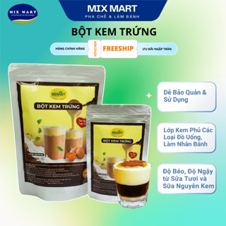 Bột Kem Trứng Minasy Dùng Phủ Đồ Uống, Làm Nhân Các Loại Bánh