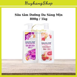  Sữa tắm Hazeline Ong chúa & Hoa Ly Yến mạch & Dâu tằm chai 670g 800g 1kg | Huyhangshop 