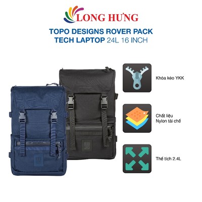 Ba lô Topo Designs Rover Pack Tech Laptop 24L 16 inch - Hàng chính hãng