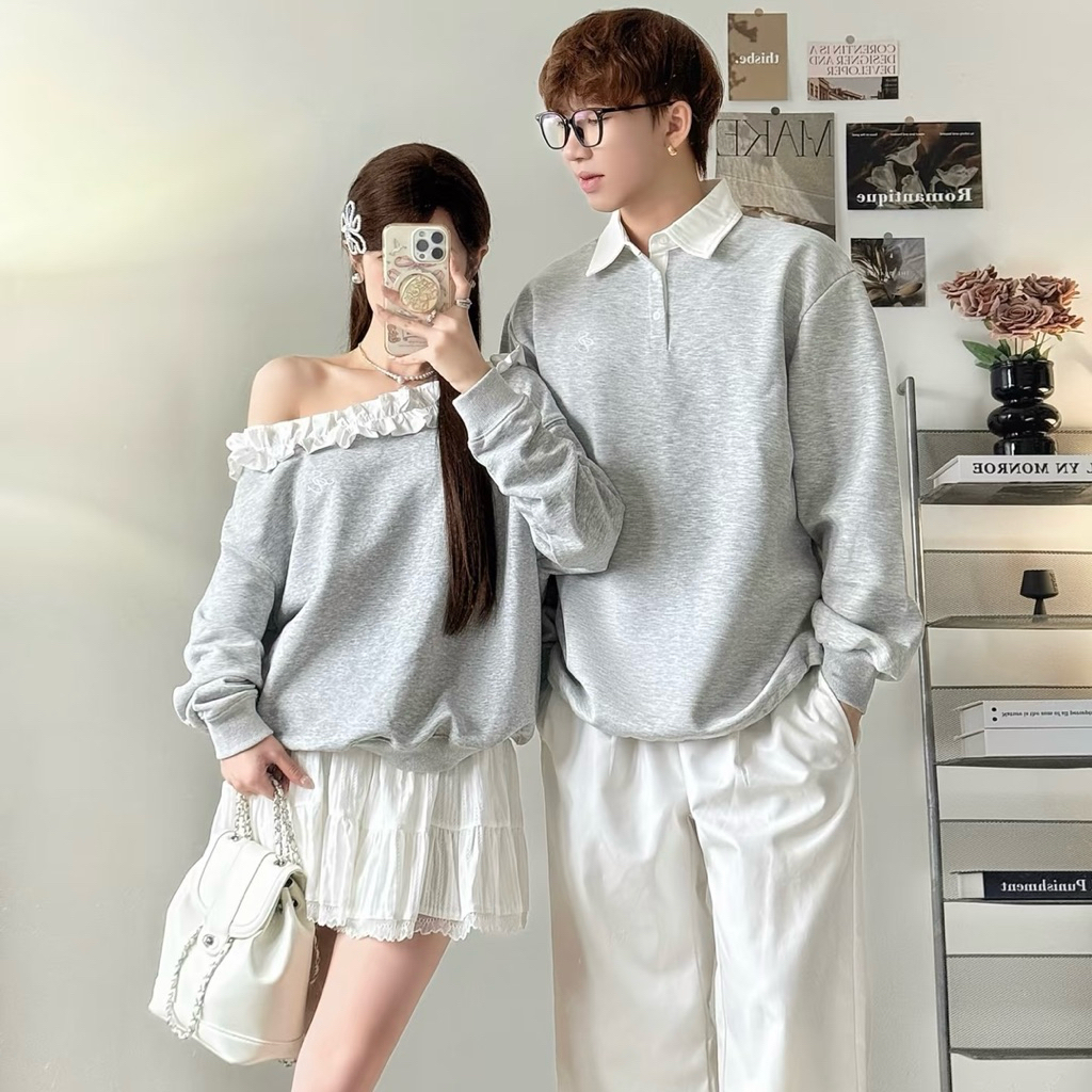   Deal mở bán  Áo Sweater Cặp Đôi Nam Nữ Couple Sweetievn 