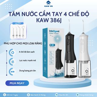 Tăm nước cầm tay KAW 300ml, dễ dàng vệ sinh răng miệng, làm sạch sâu, tặng kèm 5 đầu tăm thay thế