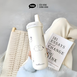  Bình giữ nhiệt khắc tên Gà Con 750ml bình nước nóng lạnh inox 316 cao cấp có ống hút trân châu – TUHUHOUSE 