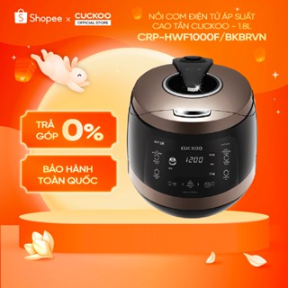 Nồi Cơm Điện Tử Áp Suất Cao Tần Cuckoo CRP-HWF1000F/BKBRVN - 1.8L - Chính hãng
