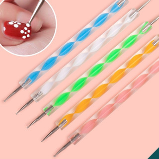 Set bút chấm bi 5 cây , chấm trang trí móng 2 đầu