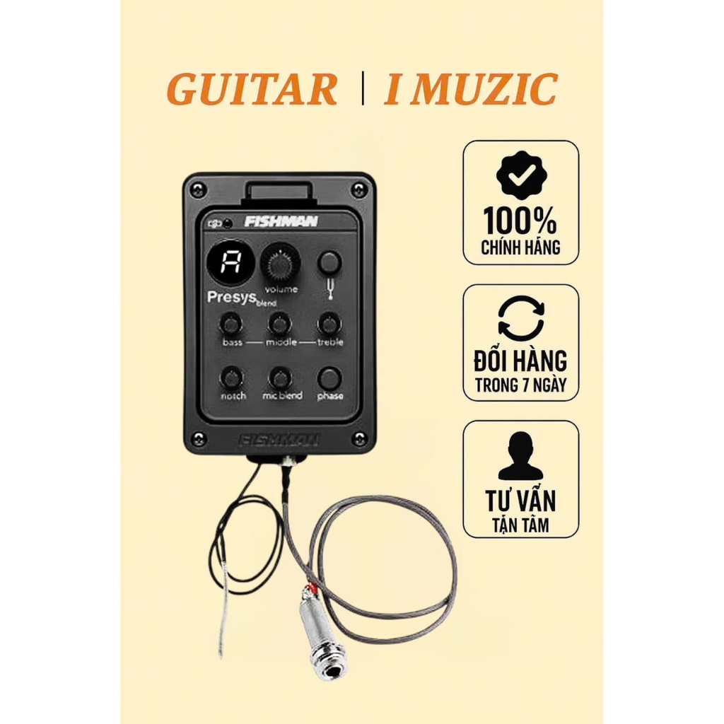 [Chính Hãng] EQ Đàn Guitar Fishman PRO 301 - Presys Blend - Thiết Bị Thu Âm Ghi-ta PRO-301