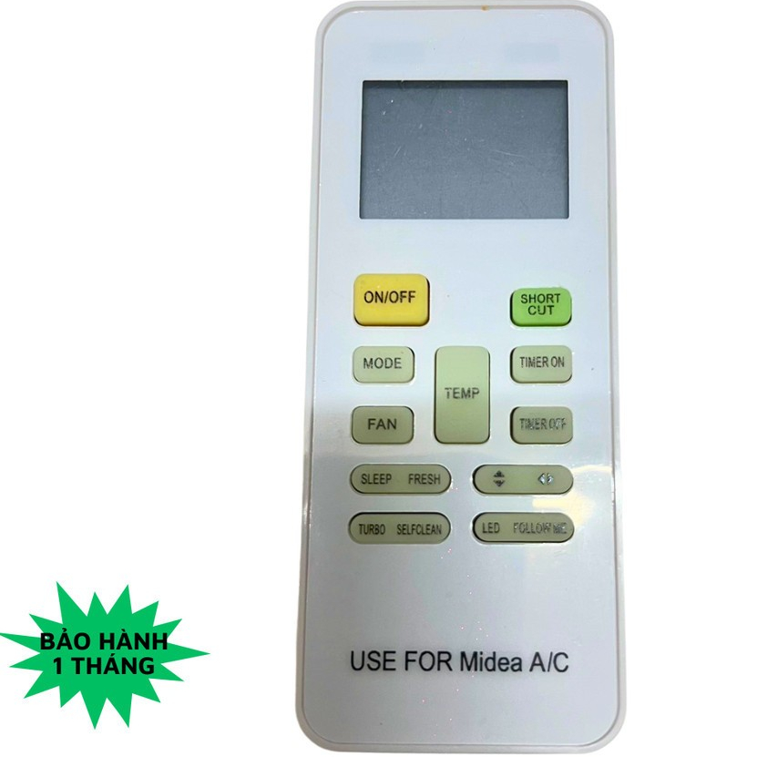 Remote máy lạnh Midea - remote điều hòa Midea - điều khiển điều hòa Midea LOẠI TỐT