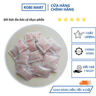 Gói hút ẩm bảo vệ thực phẩm khô ráo, tươi ngon, bảo quản lâu loại 1 gr - túi 200 gr