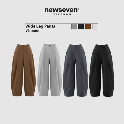 Quần Dài Ống Rộng Vải Xước NEWSEVEN Wide Leg Pants QD.433