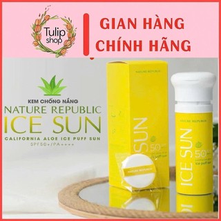  Kem chống nắng Ice Sun Nature Republic SPF 50 PA+++ Hàn Quốc 