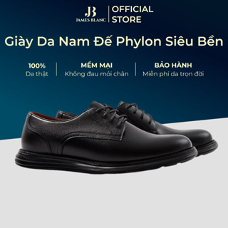  Giày Da Nam Thể Thao JB JAMES BLANC Da Nhập Khẩu Mềm Mại Siêu Nhẹ Đen Nâu Patina G1916 