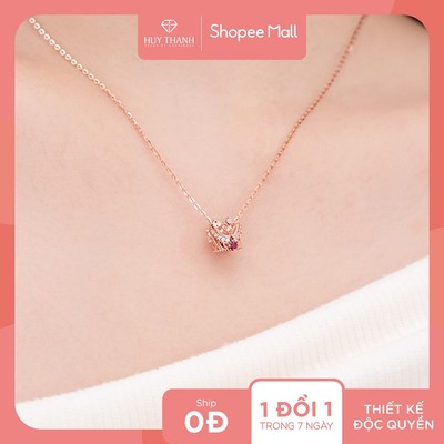SOOBIN'S QUEEN - Mặt Dây Chuyền Vàng Tây 14k Gắn Đá CZ MDMAMD819 Huy Thanh Jewelry